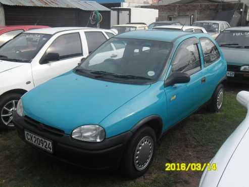 Green Opel Corsa