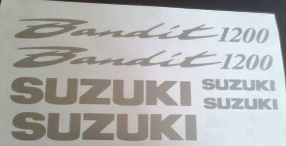 GSF 1200s Bandit suzuki decals stickers kits