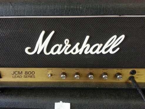 Guitar Amplifier - Marshall JCM 800 Valve Amp amp 4x12quot Cab