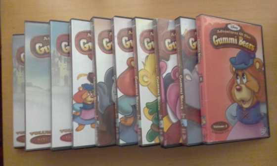 Gummi bear dvds vol 1-10