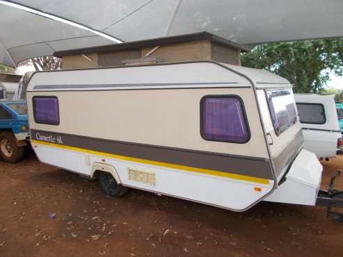 gypsey caravette 6 bed with full tent 1987