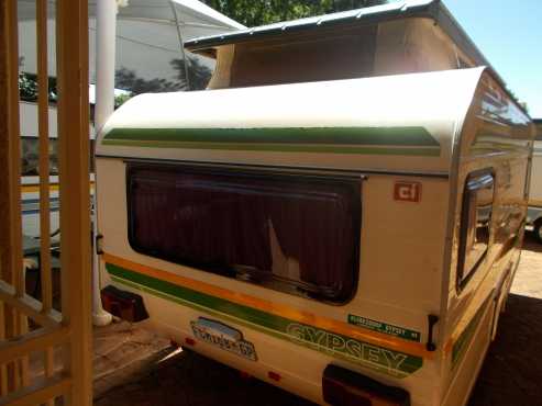 gypsey caravette 6 with full tent and rally tent