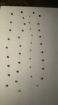 Hair extension bead strings