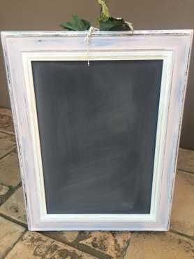 Hand finished frames for mirrors, blackboards, glass etc