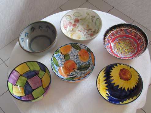 Hand Painted Serving Bowls