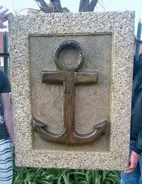 Handmade anchor with real sea shells. R2000 Negotiable.