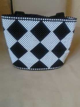 Handmade beaded handbags and purses