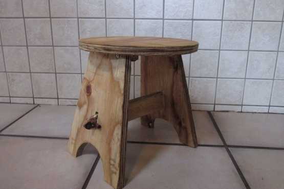 Handmade wooden chairtable