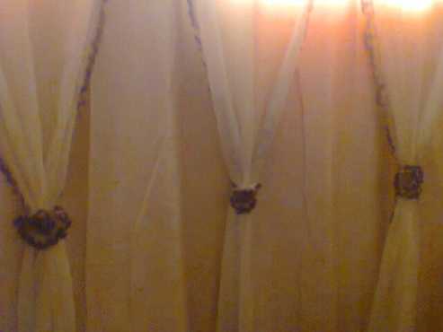 hardly used,two new curtain for sale