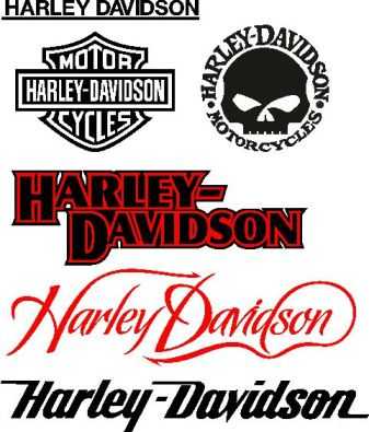 Harley Davidson decals stickers graphics