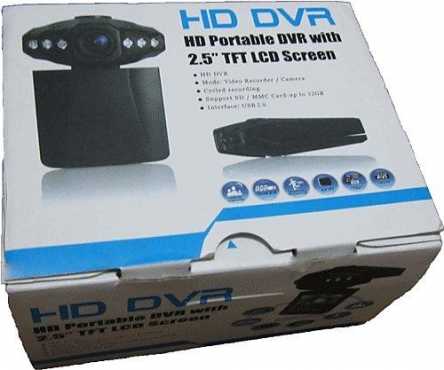 HD Portable DVR with 2.5039 TFT LCD Screen for Home and Car use