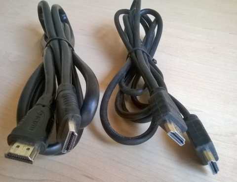 HDMI cables. R50 For both