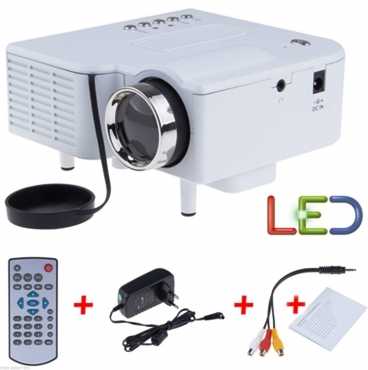 HDMI Compatible LED Mini Data Projector Brand New From The Box with Accessories