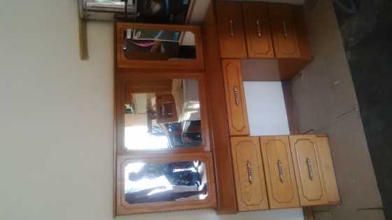 head board and dressing table for sale