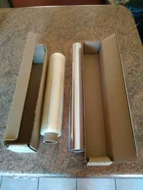 Heavy duty foil, cling wrap and bags