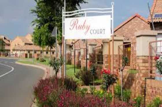 Highveld Ext 51.Eco Park Estate. for sale. 2 bed, 82m2 unit with spacious garden, 1 garage