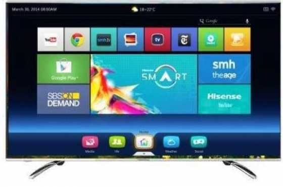 HiSense 60quot Smart TVAndroid system-Ultra Slim EdgeLit LED Backlit Full High Definition TV