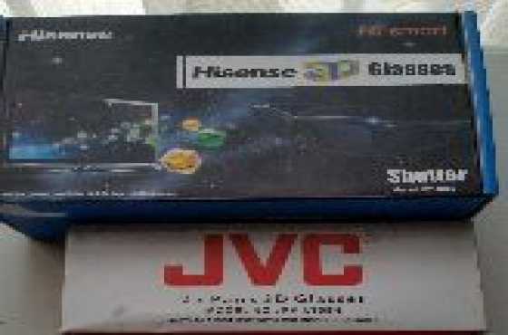 hisense jvc 3d tv glasses