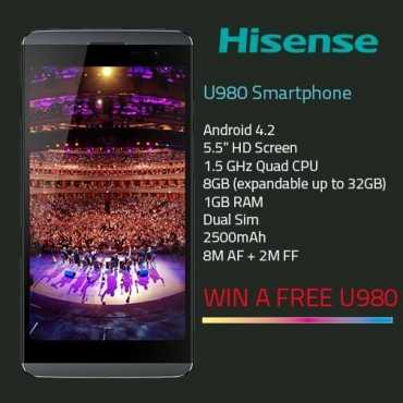 Hisense U980 and 3 X vodacom Tab 3G