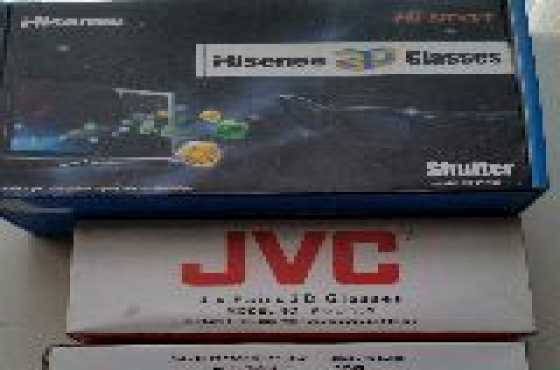 hisensejvc 3d tv glasses