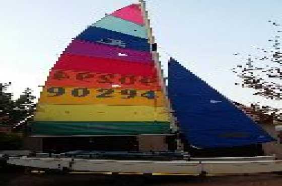 Hobie 16.on licened trailer