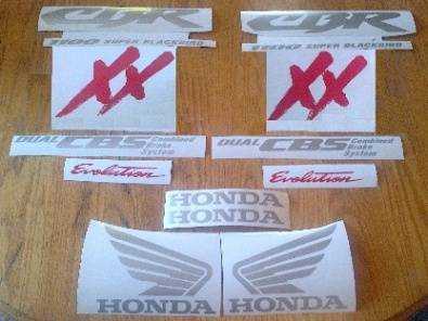 Honda 1998 Super Blackbird 1100XX decals kits