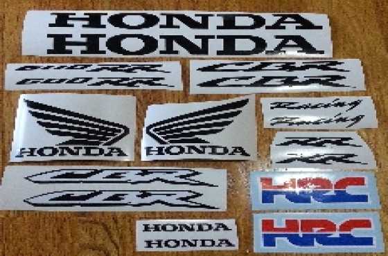 Honda CBR 600RR and 1000RR decals stickers graphics kits