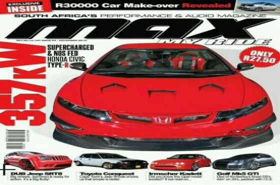 honda civic type R 357kw.