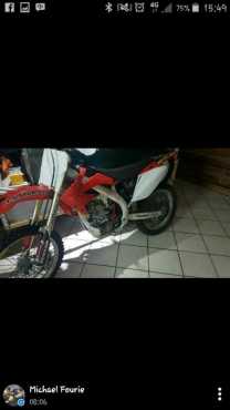 Honda CRF 450 R stolen