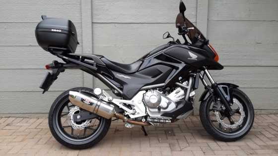 Honda NC700X 2013 Black with extras