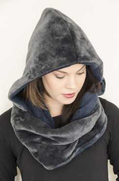 Hooded Scarf- Great for early Mornings or Evenings.
