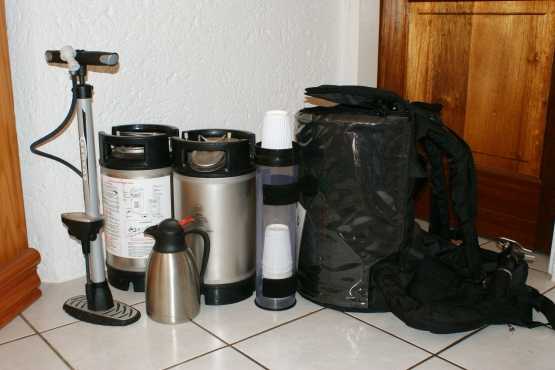 Hot Beverage Back Pack Dispensor