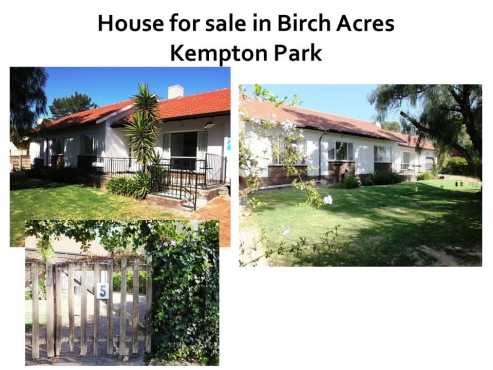 HOUSE FOR SALE in Birch Acres, Kempton Park