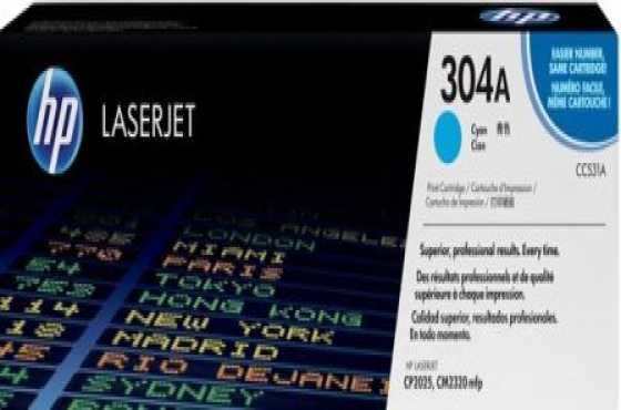 HP  304A Color LaserJet CP2025 Cyan Print Cartridge