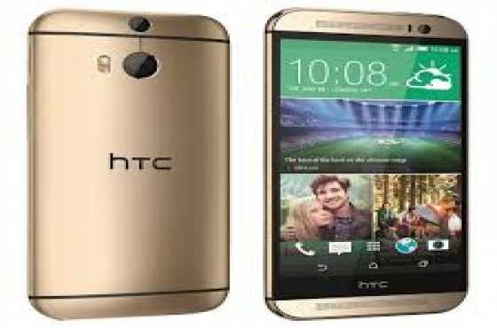 HTC One M9 32GB in Gold on Silver