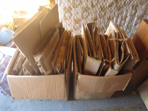 Huge lot of cardboard boxes various sizes