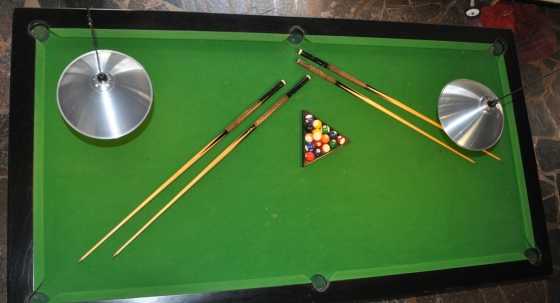 HUGE POOL BILLARD SNOOKER TABLE - custom-made design - DINNER TALBLE