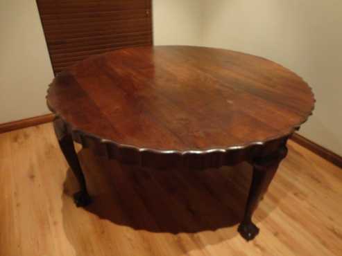 Huge Round Dining Table.  R3500 OBO. Stink Wood