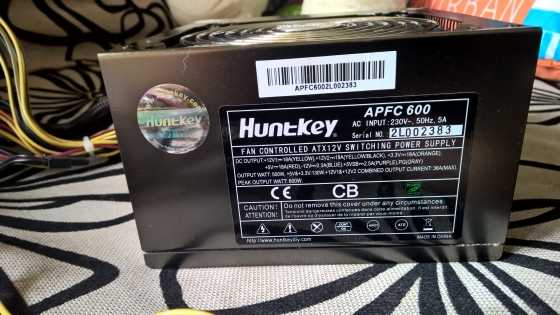 Huntkey 600 watt Power supply