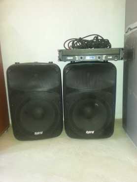 Hybrid  B900 Amplifier and TWO 340W Speakers