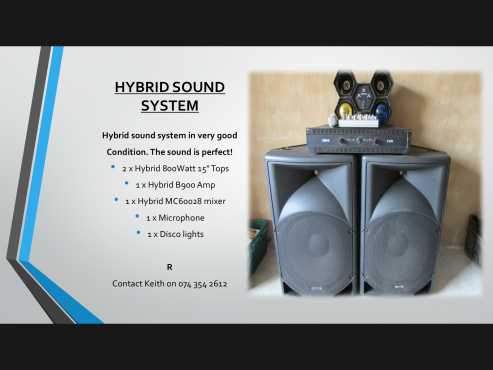 Hybrid sound system