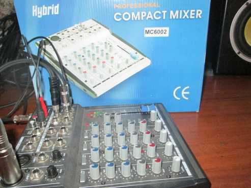 Hybrid Studio Compact Mixer MC6002 For Sale  R1600.