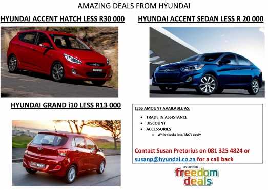 HYUNDAI SPECIAL DEALS