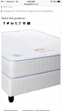 I have 2 x king size cloud nine Chateau mattresses