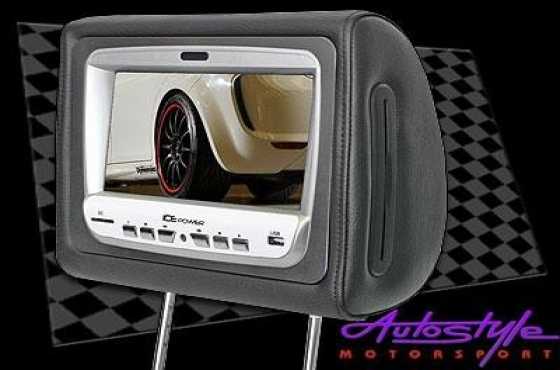 ICE Power Headrest 8quot Screens with DVD Player amp FM Modulator