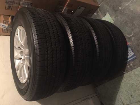 Immaculate set of Pajero Sport rims amp tyres 4 sale