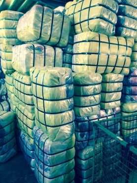 IMPORTED SECOND HAND CLOTHING AND JACKETS IN BALES FROM EUROPE AND USA