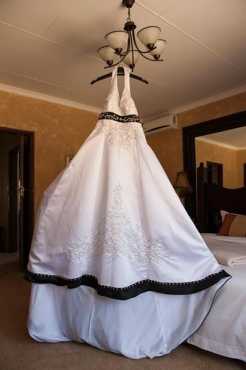 Imported wedding gown