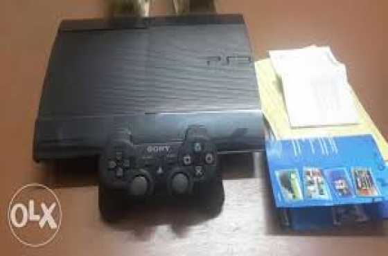 In mint condition Black Superslimline Playstation 3 500gb with 1 Game amp 1 Controller...