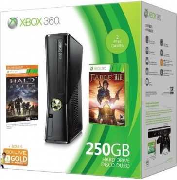 In mint condition Xbox 360 Slimline, 320gb with 5 games amp 1 controller...